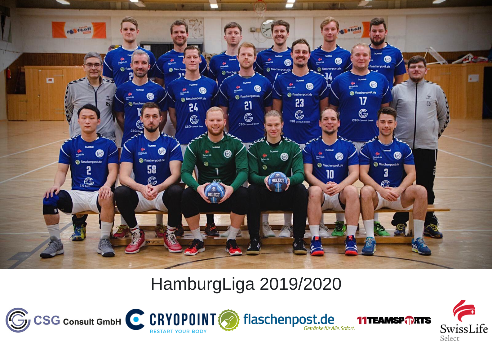 Mannschaftsfoto 1. Herren 2019/2020